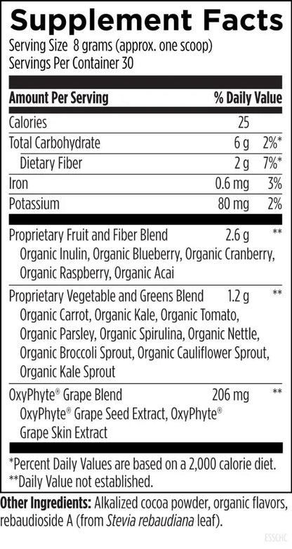 EssentiaGreens™ and Reds Chocolate - 240 g powder