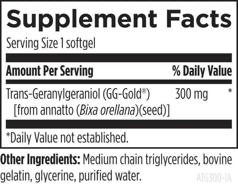 Annatto-GG™ 300 - 60 softgels