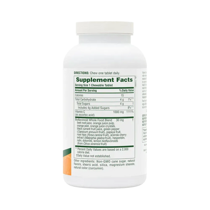 Orange Juice Vitamin C 1000 mg - 60 chewables