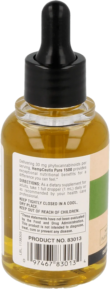 HempCeutix™ Pure 1500 Hemp Oil - 50ml Liquid