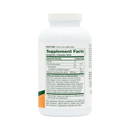 Orange Juice Vitamin C 500 mg - 180 chewables