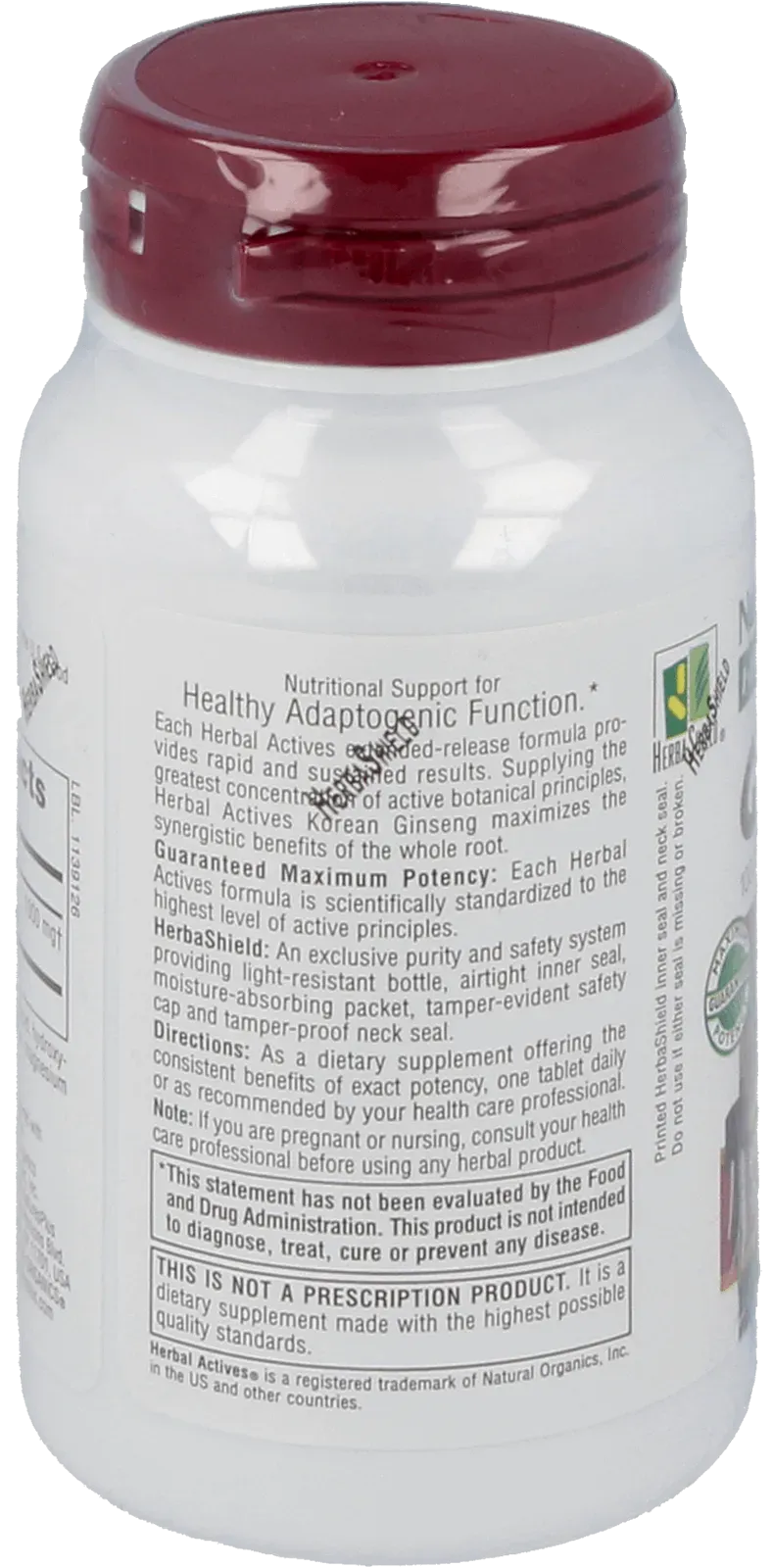 Korean Ginseng 1000 mg - 30 Tablets