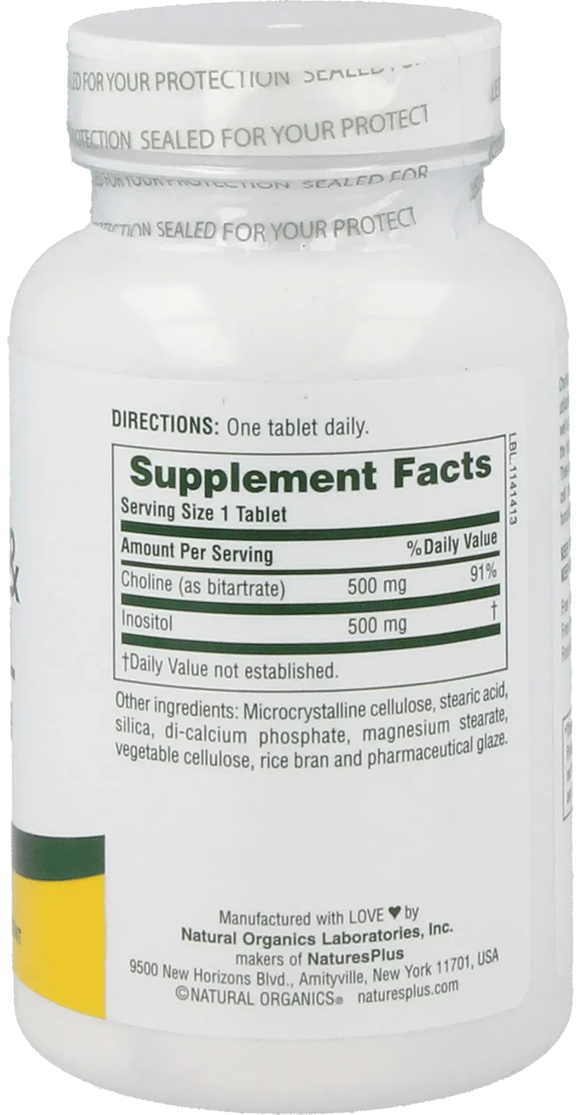 Choline & Inositol - 60 tablets