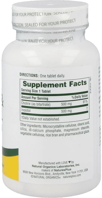Choline & Inositol - 60 tablets