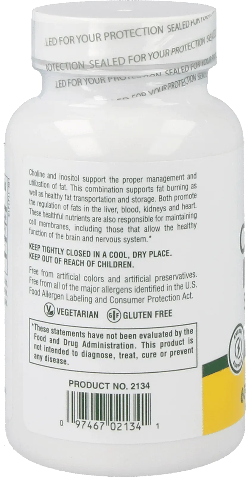 Choline & Inositol - 60 tablets