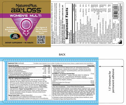 AgeLoss Woman's Multi - 90 Tablets