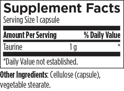 Taurine - 120 capsules