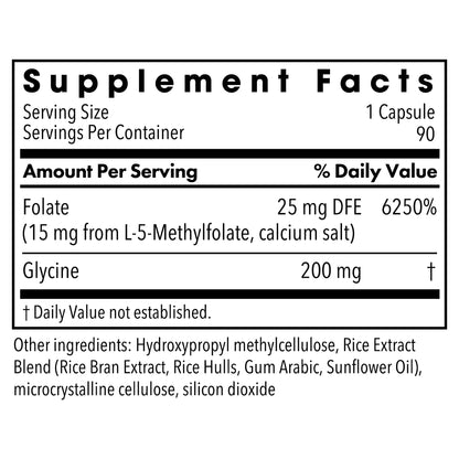 MethylPro® L Methylfolate 15mg  - 90 capsules