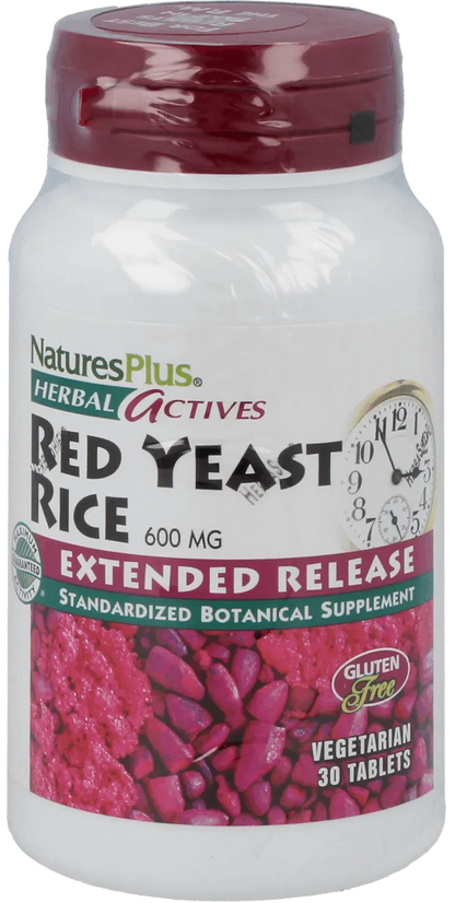 Red Yeast Rice Sustained Release 600mg - 30 Tablets