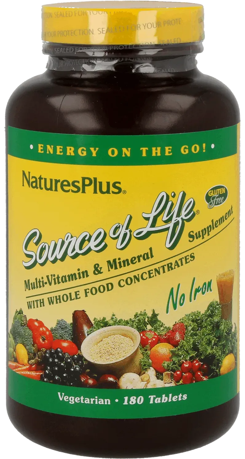 Source of Life® No Iron - 90 Tablets