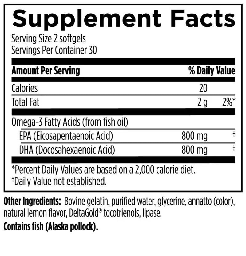 Designs for Sport Omega 3 Hi-Po - 60 softgels