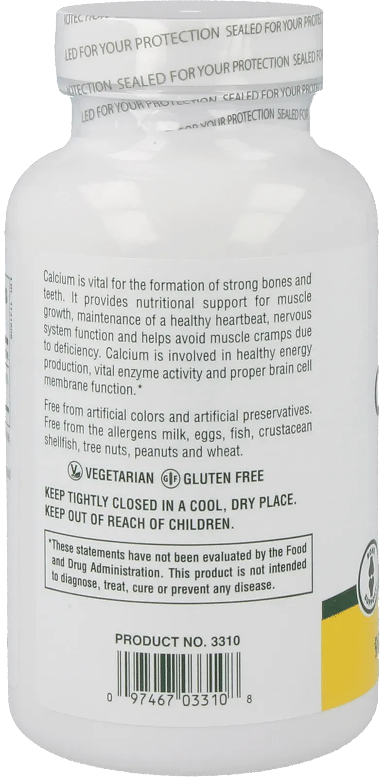 Calcium 600 mg - 90 tablets