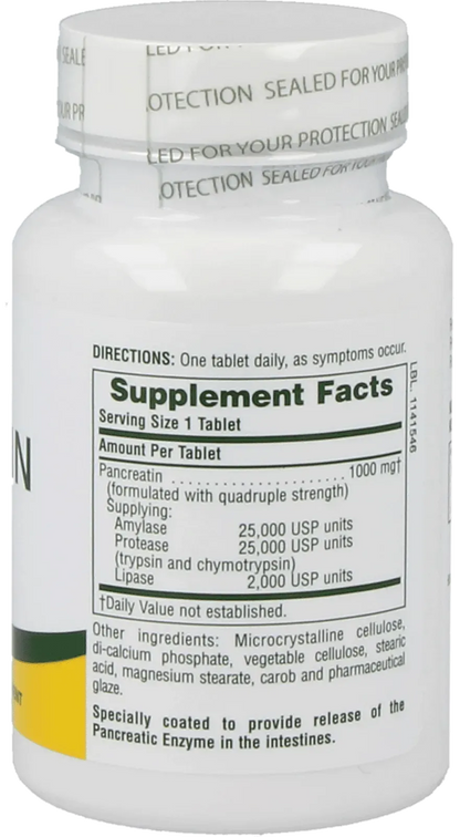 Pancreatin - 60 tablets