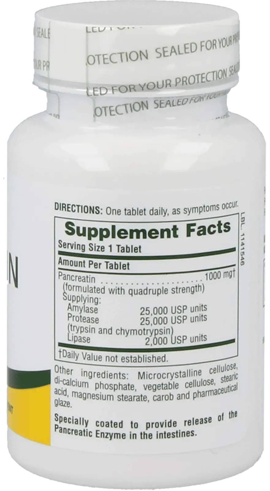 Pancreatin - 60 tablets