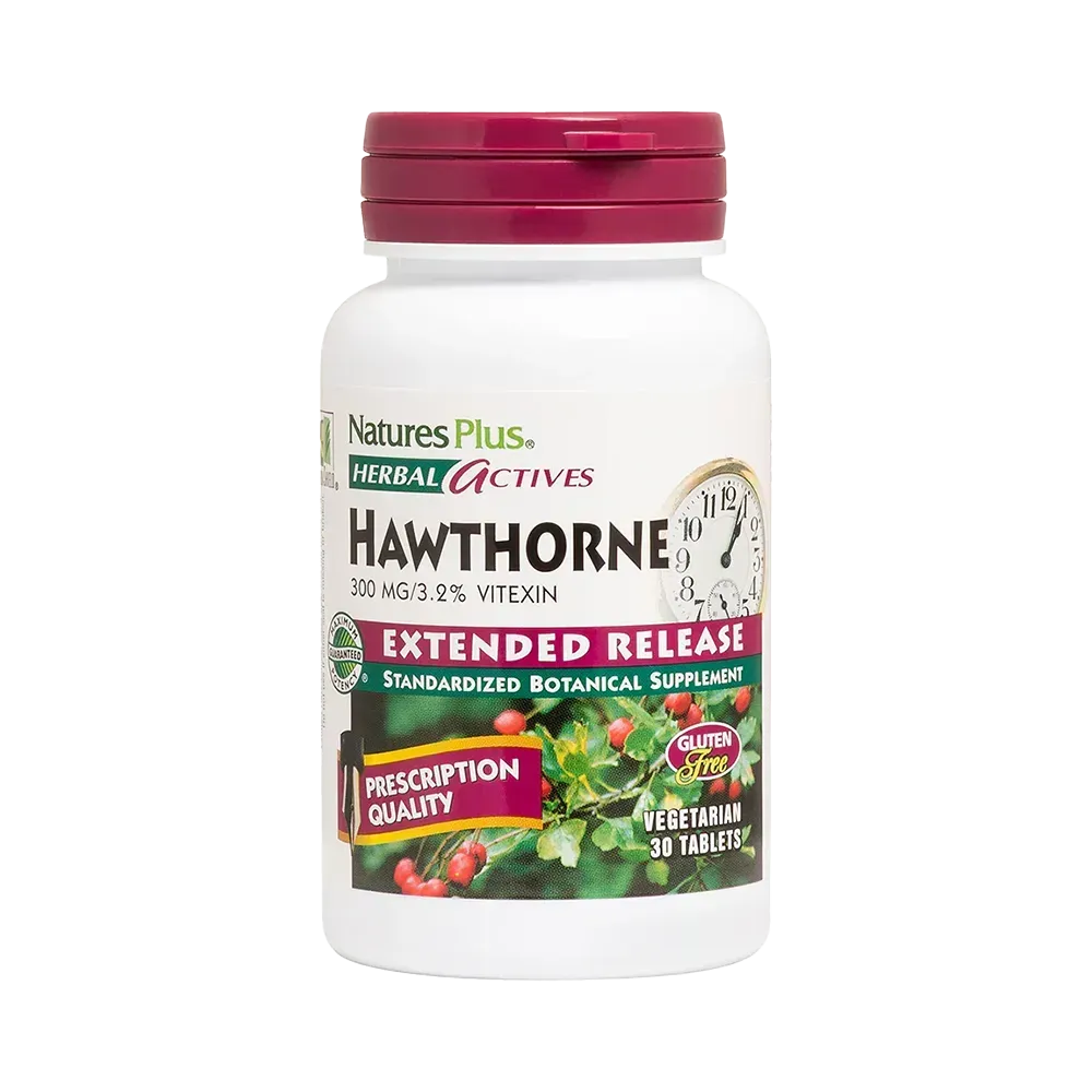 Herbal Actives Hawthorne Extended Release - 30 tablets