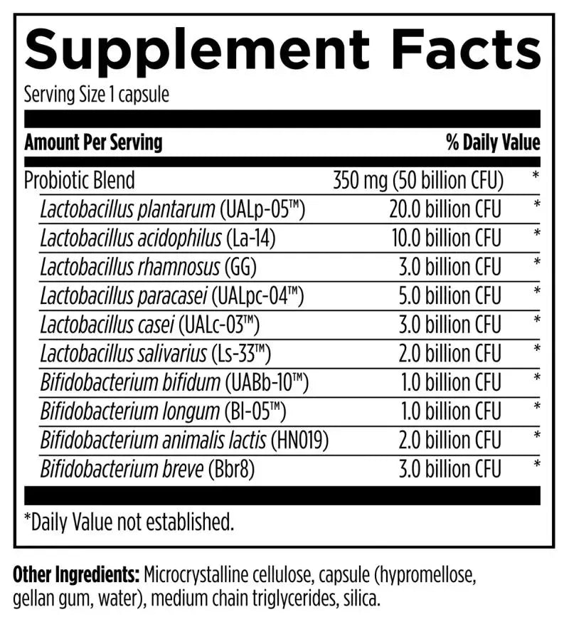 Designs for Sport Probiotic 50 - 30 capsules