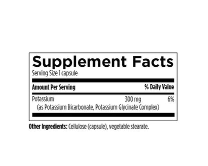 K+2 Potassium - 120 capsules