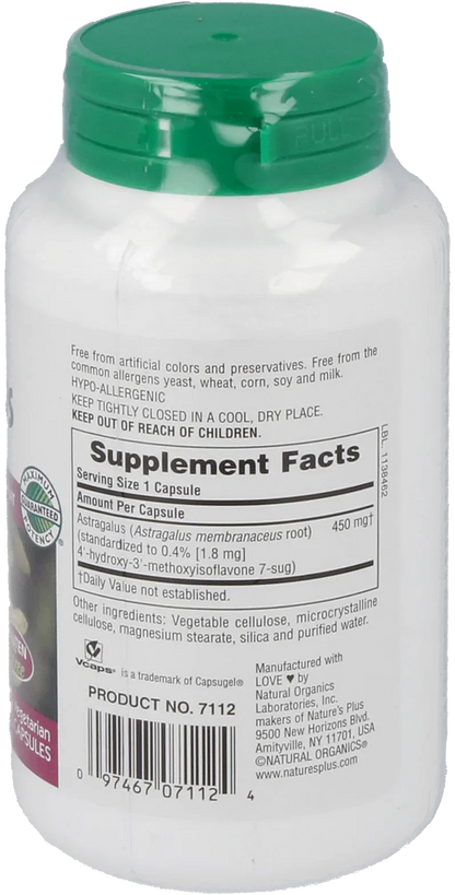 Astragalus 450 mg - 60 Capsules