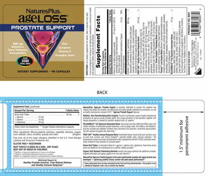 AgeLoss Prostate Support - 90 Capsules