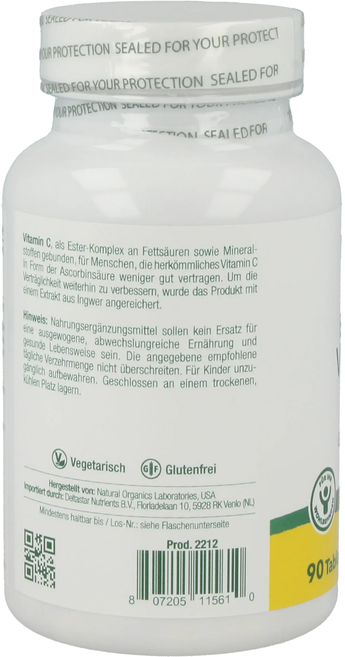 Esterified Vitamin C - 90 tablets