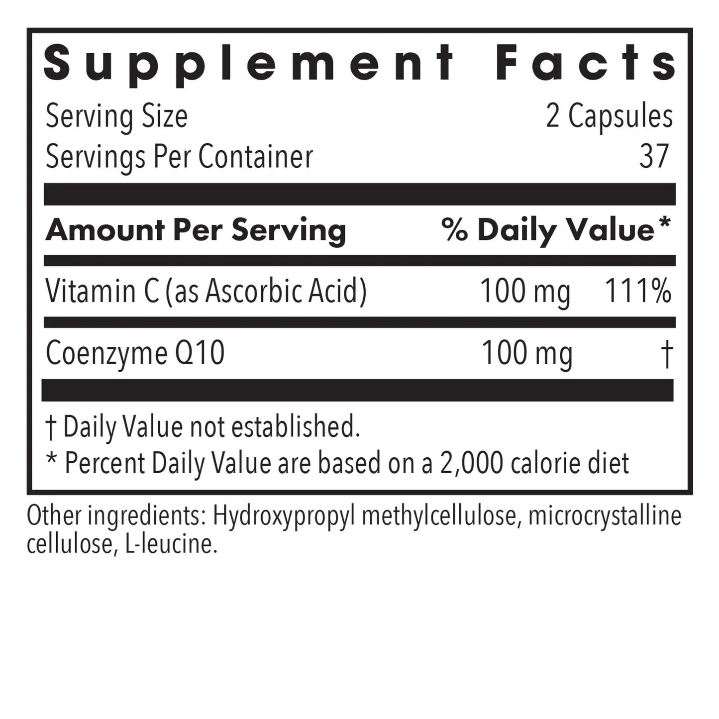 Coenzyme Q10 50 mg - 75 capsules