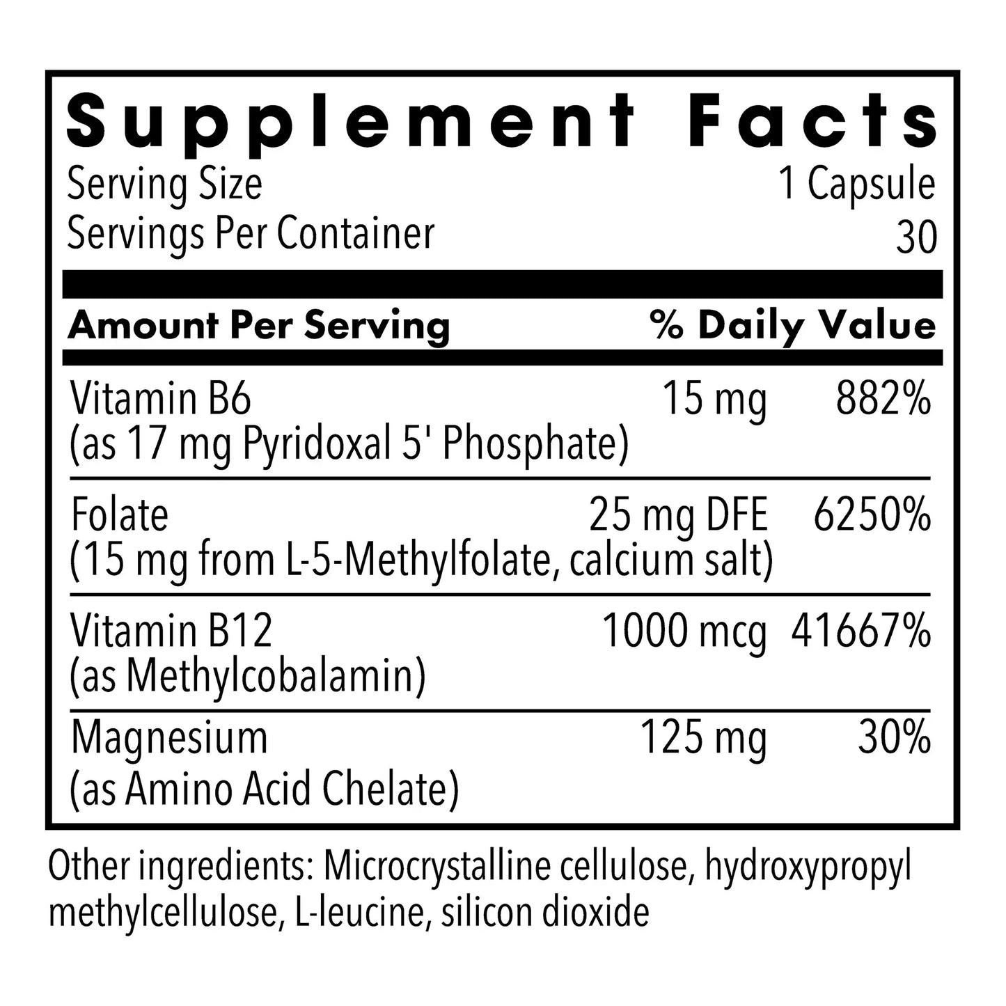 MethylPro® 15mg w/cofactors - 30 capsules