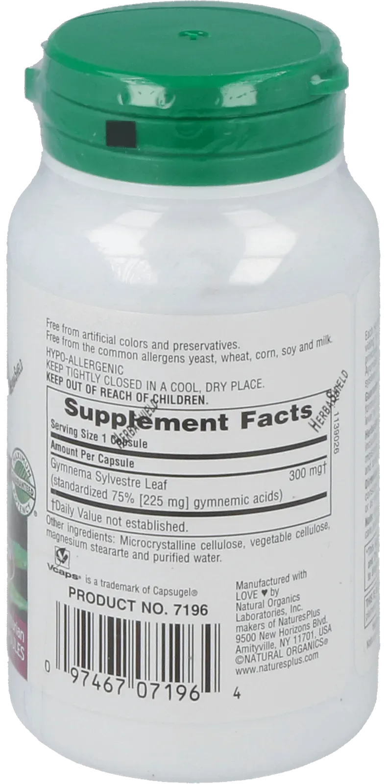 Gymnema Sylvestre 300 mg - 60 Capsules