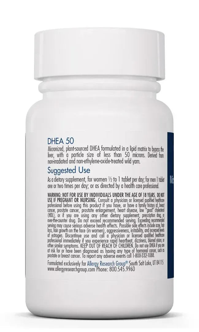 DHEA 50 mg - 60 tablets