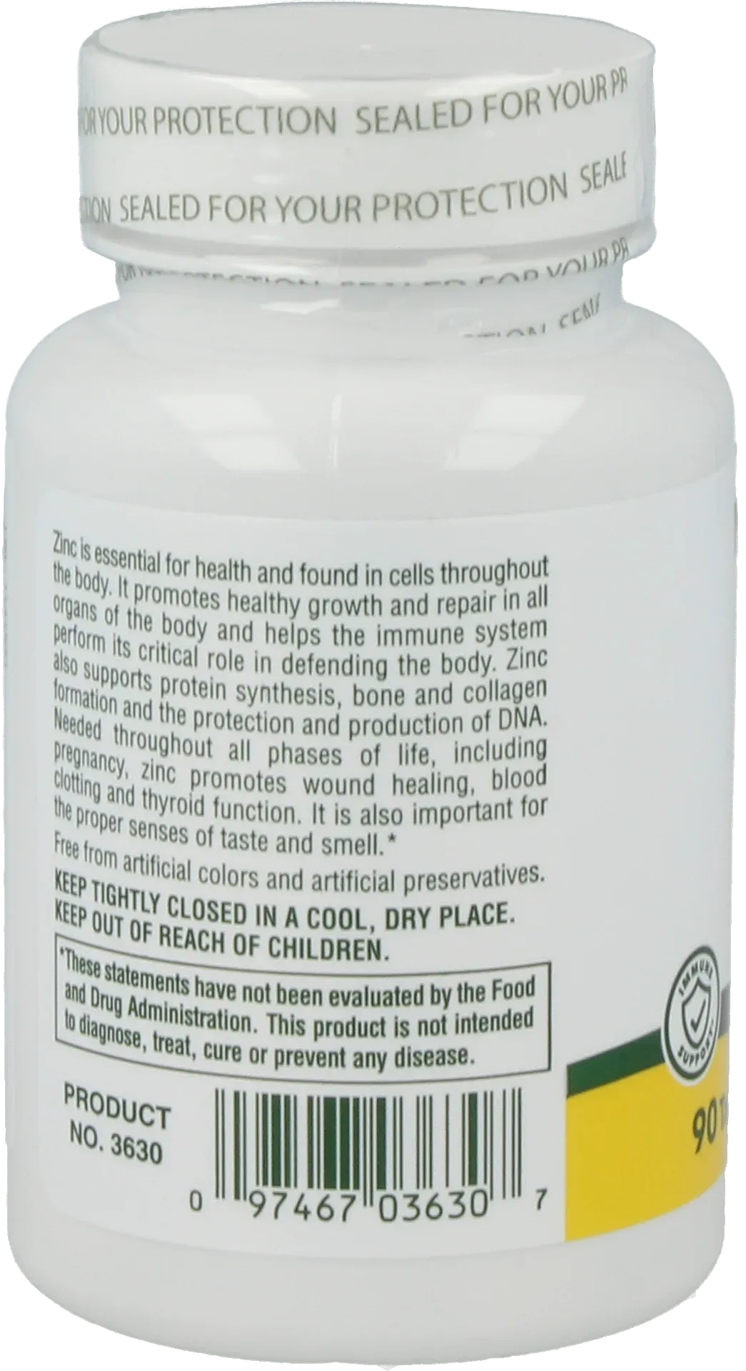 Zinc 10 mg - 90 tablets