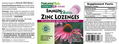 ImmunActin® Zinc Lozenges - 60 lozenges