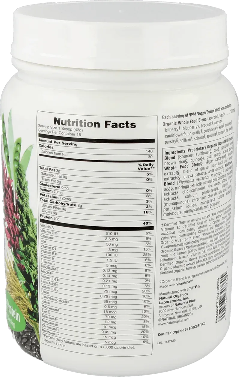 Vegan Power Meal - 645g Powder