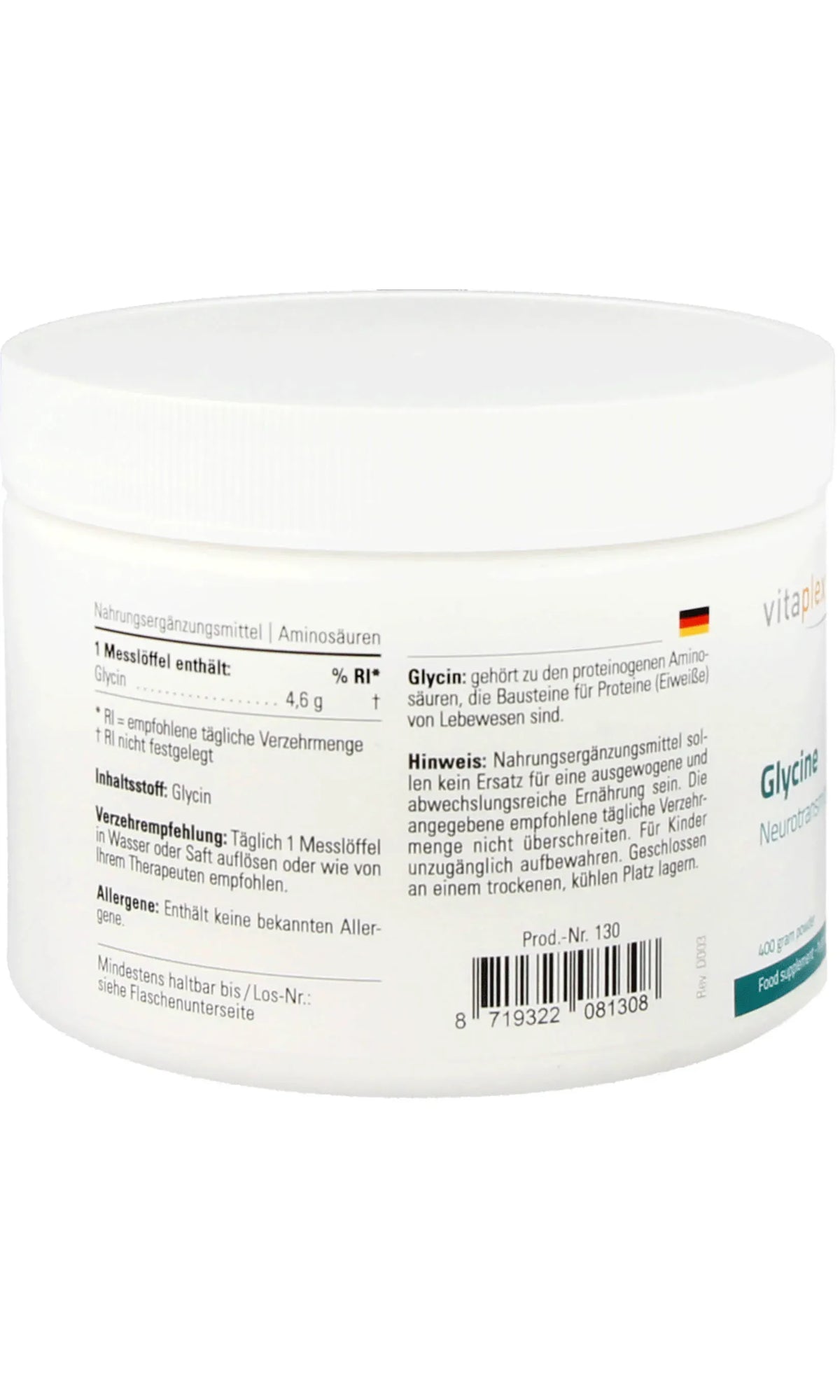 Glycine - 400 g powder