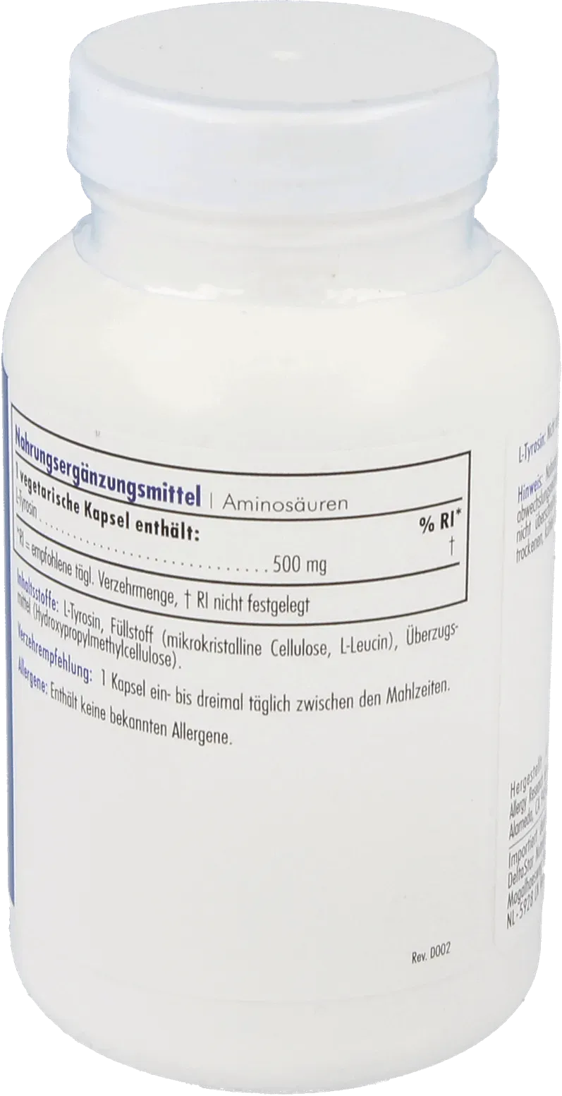L-Tyrosine - 100 Vegan capsules