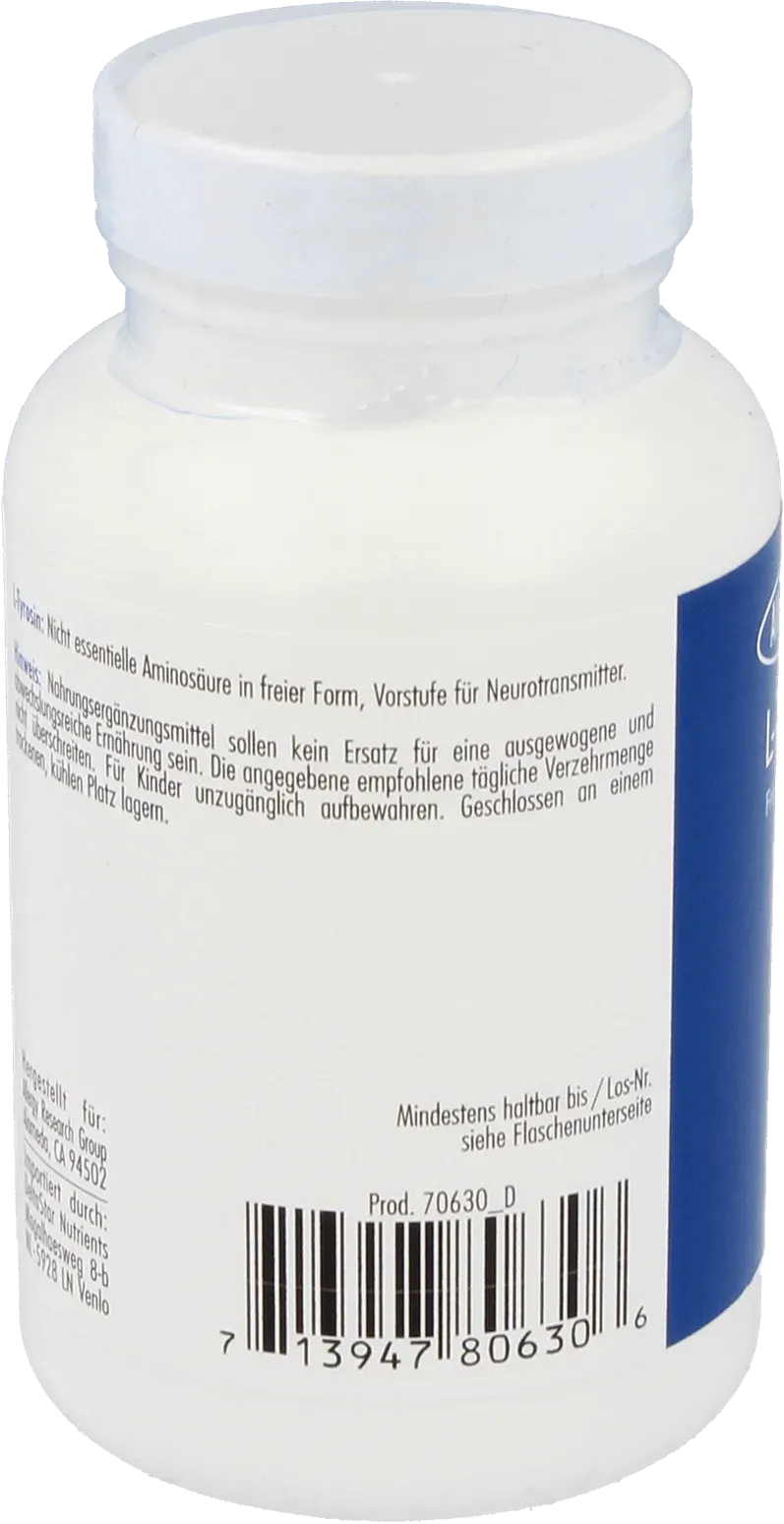 L-Tyrosine - 100 Vegan capsules