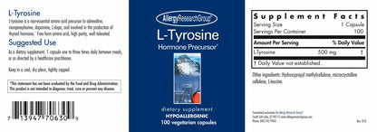 L-Tyrosine - 100 Vegan capsules
