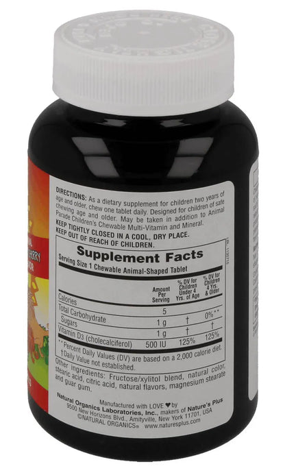 Animal Parade® Vitamin D3 500 IU - 90 Chewables