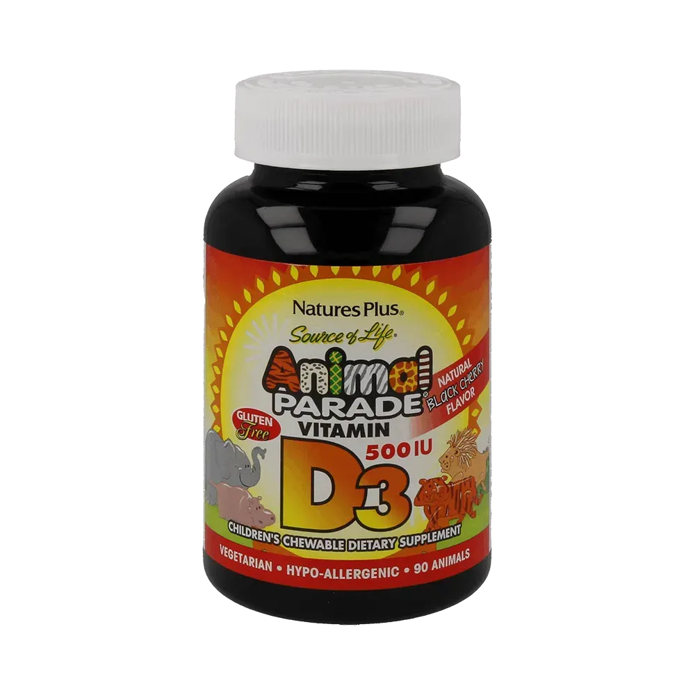 Animal Parade® Vitamin D3 500 IU - 90 Chewables