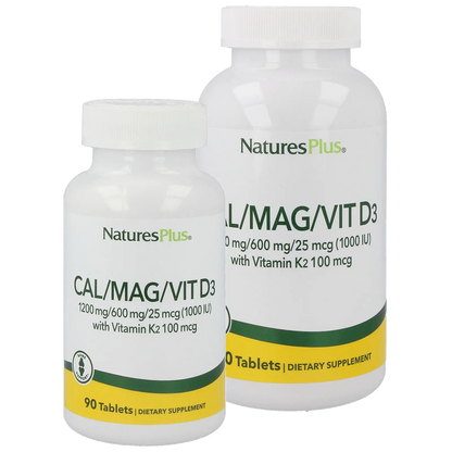 Cal/Mag/Vit. D3 with Vitamin K2 Tabs - 180 Tablets