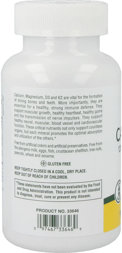 Cal/Mag/Vit. D3 with Vitamin K2 Tabs - 180 Tablets