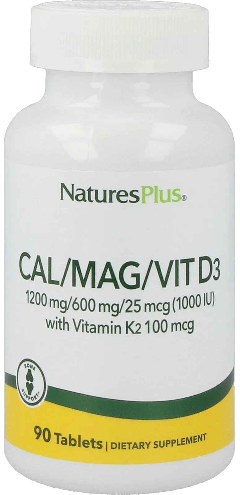 Cal/Mag/Vit. D3 with Vitamin K2 Tabs - 180 Tablets