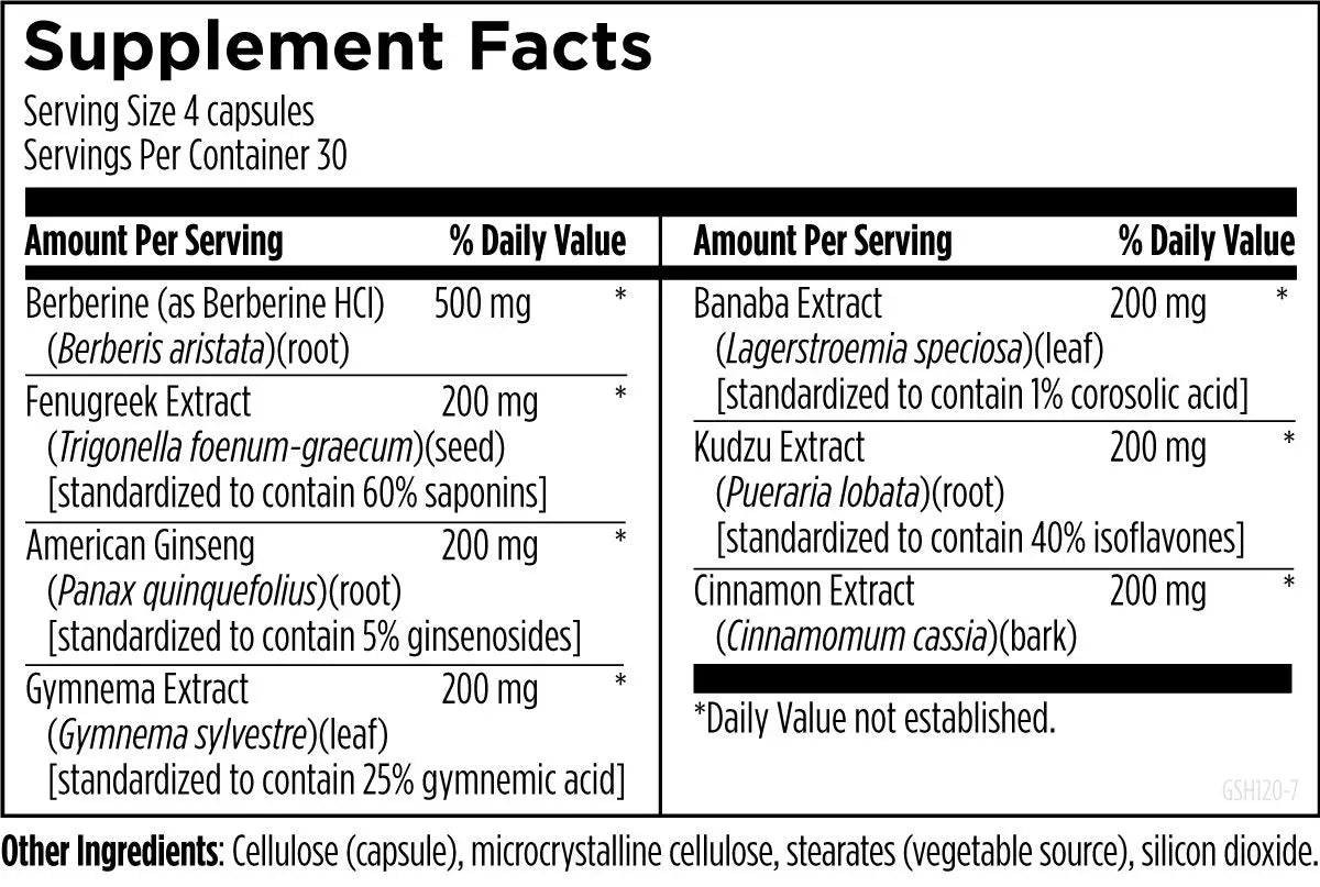 GlucoSupreme™ Herbal - 120 capsules