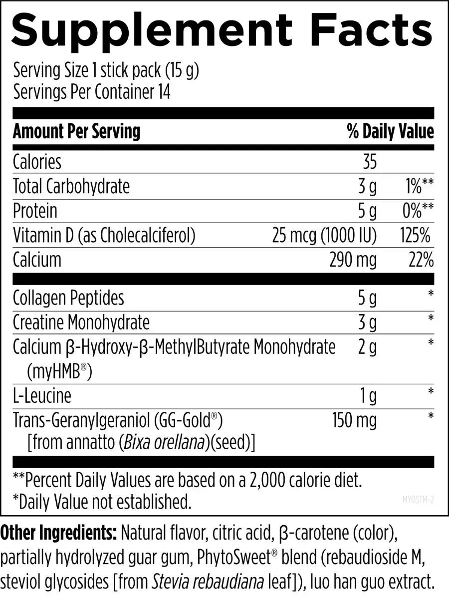 MyoStim™ - 14 x 15 g powder
