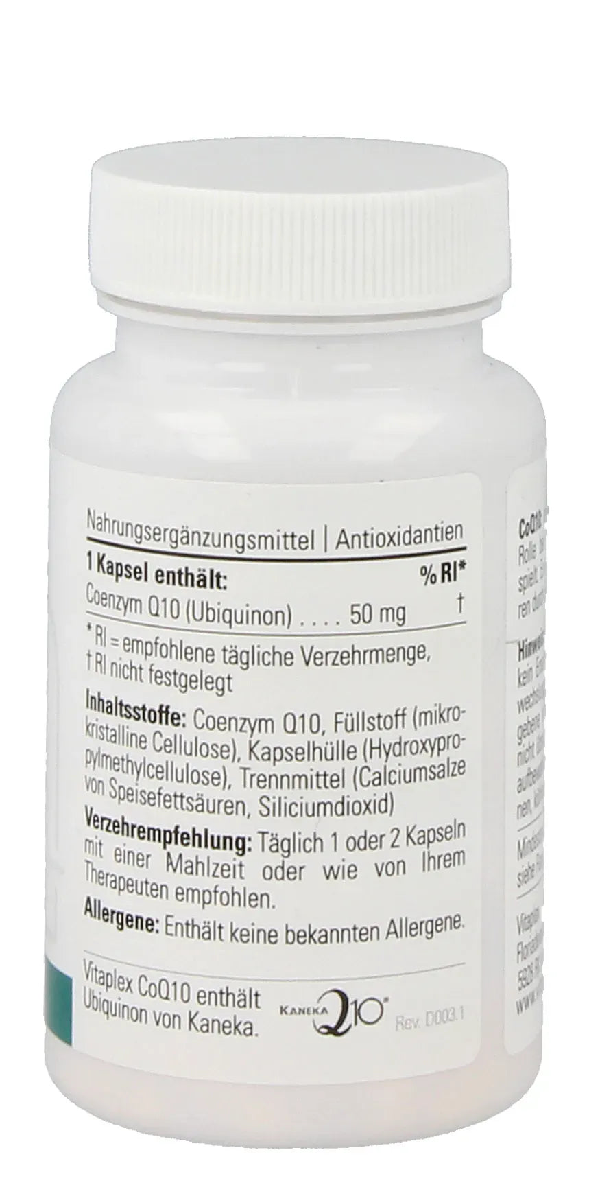 CoQ10 50 mg - 60 Capsules