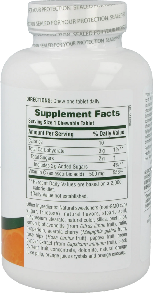 Orange Juice 500 mg Vitamin C - 90 Lozenges