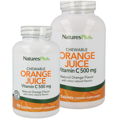 Orange Juice 500 mg Vitamin C - 90 Lozenges