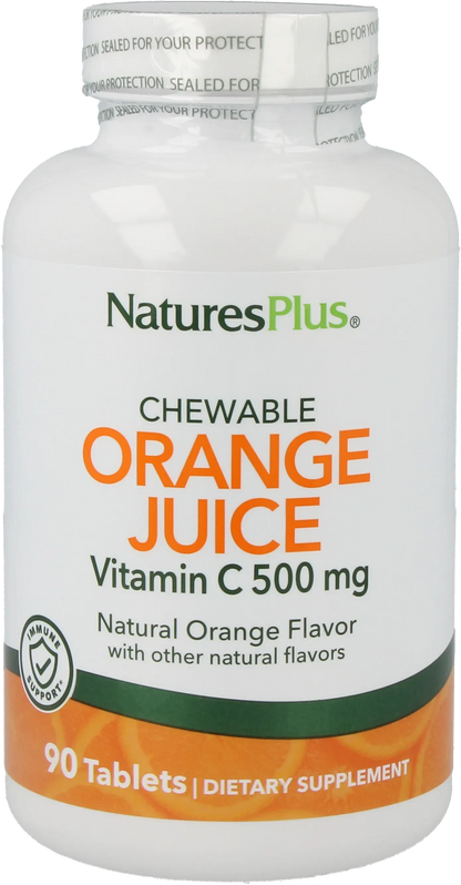 Orange Juice 500 mg Vitamin C - 90 Lozenges