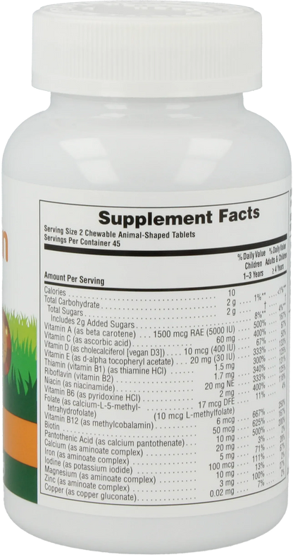 Animal Parade® Multivitamin Orangengeschmack - 90 Lozenges