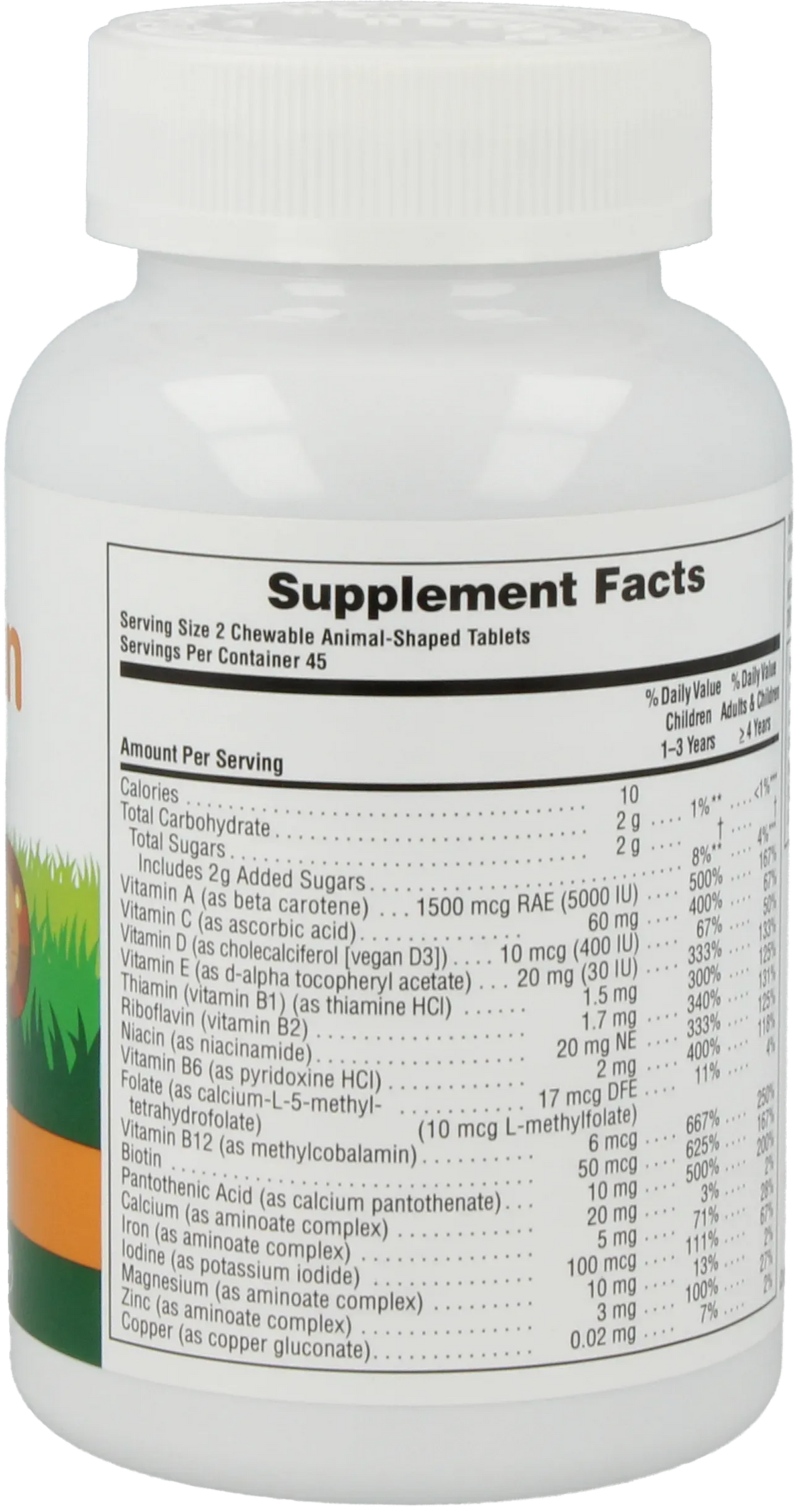 Animal Parade® Multivitamin Orangengeschmack - 90 Lozenges