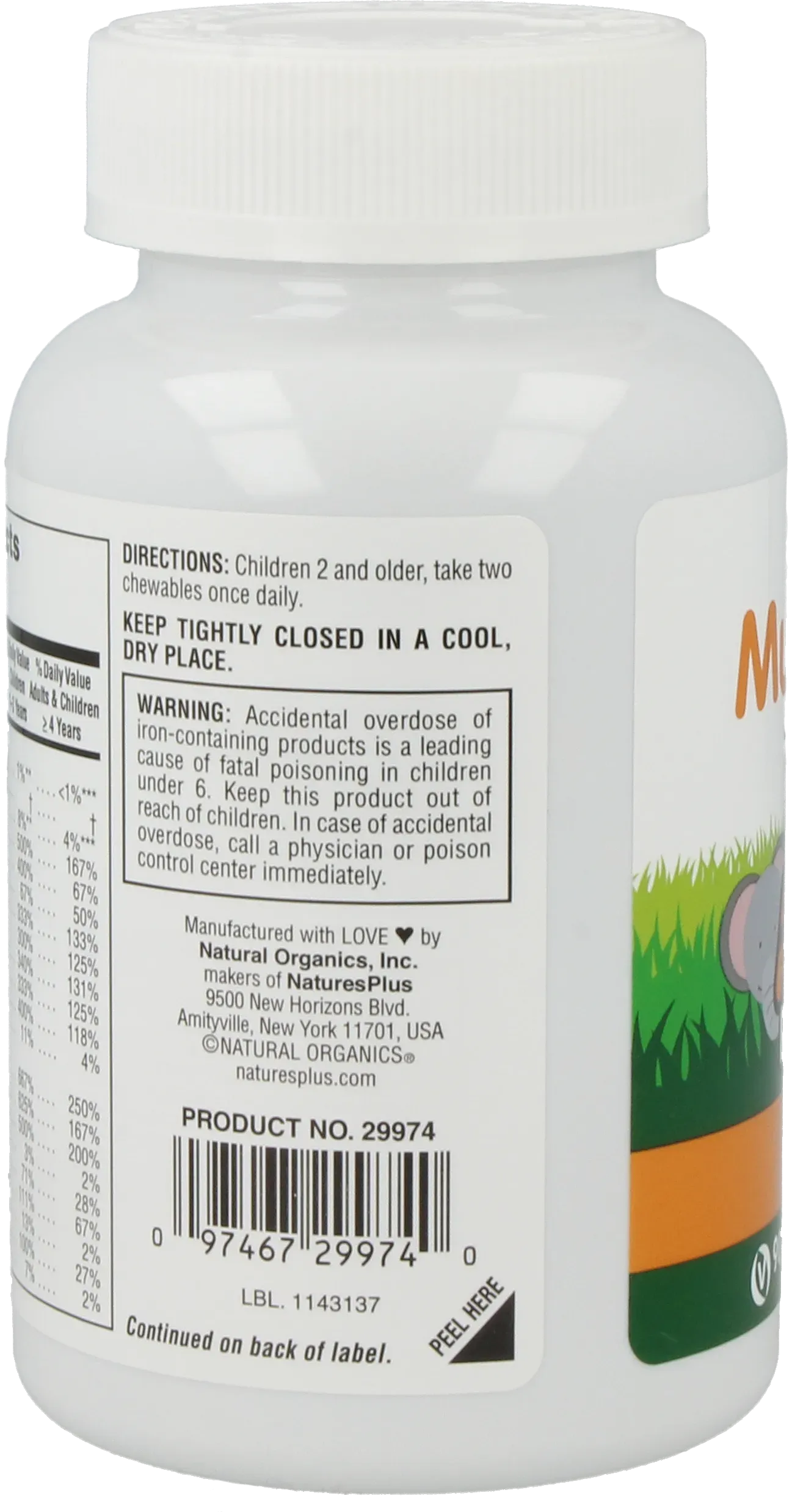 Animal Parade® Multivitamin Orangengeschmack - 90 Lozenges