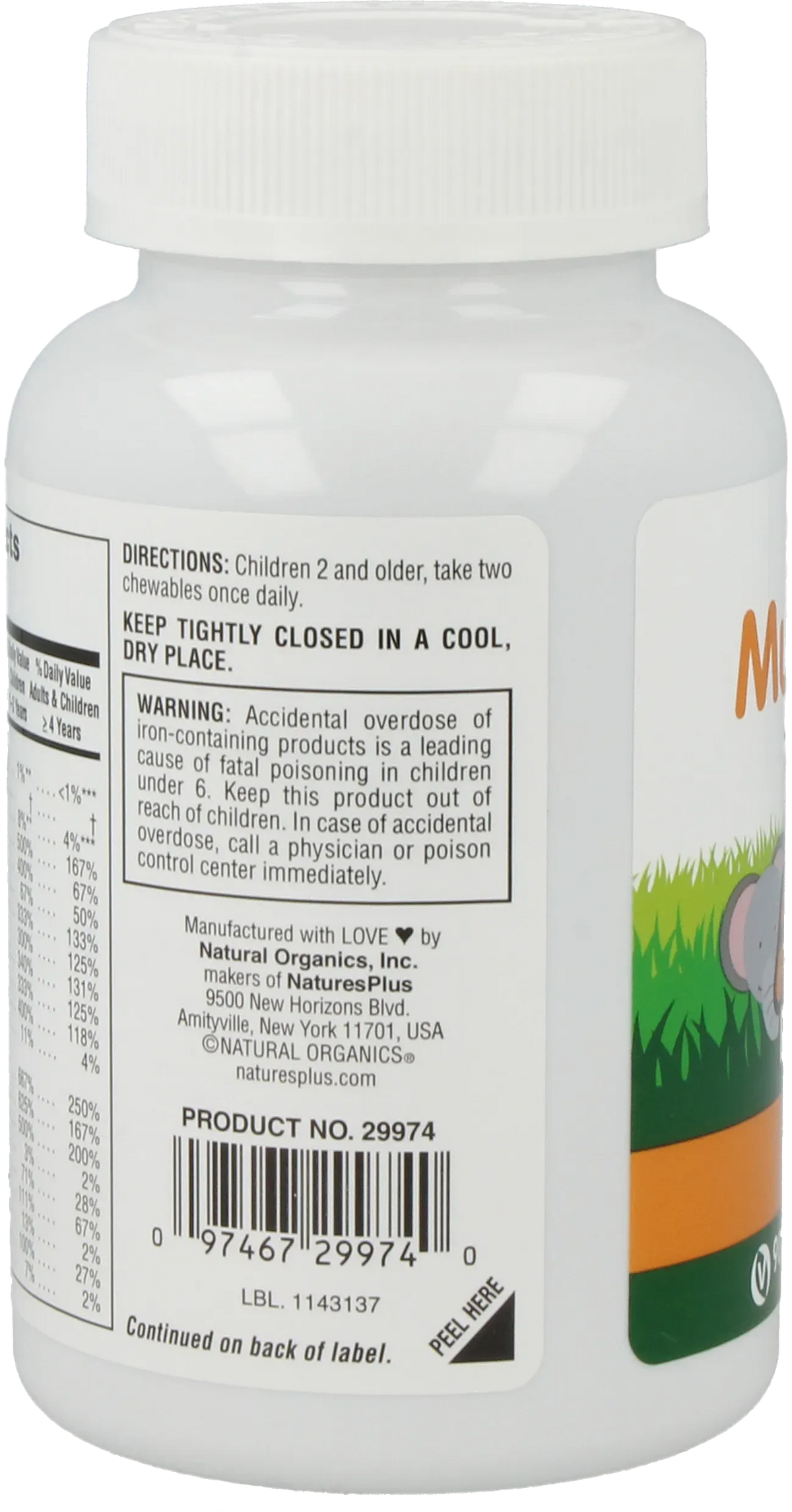 Animal Parade® Multivitamin Orangengeschmack - 90 Lozenges